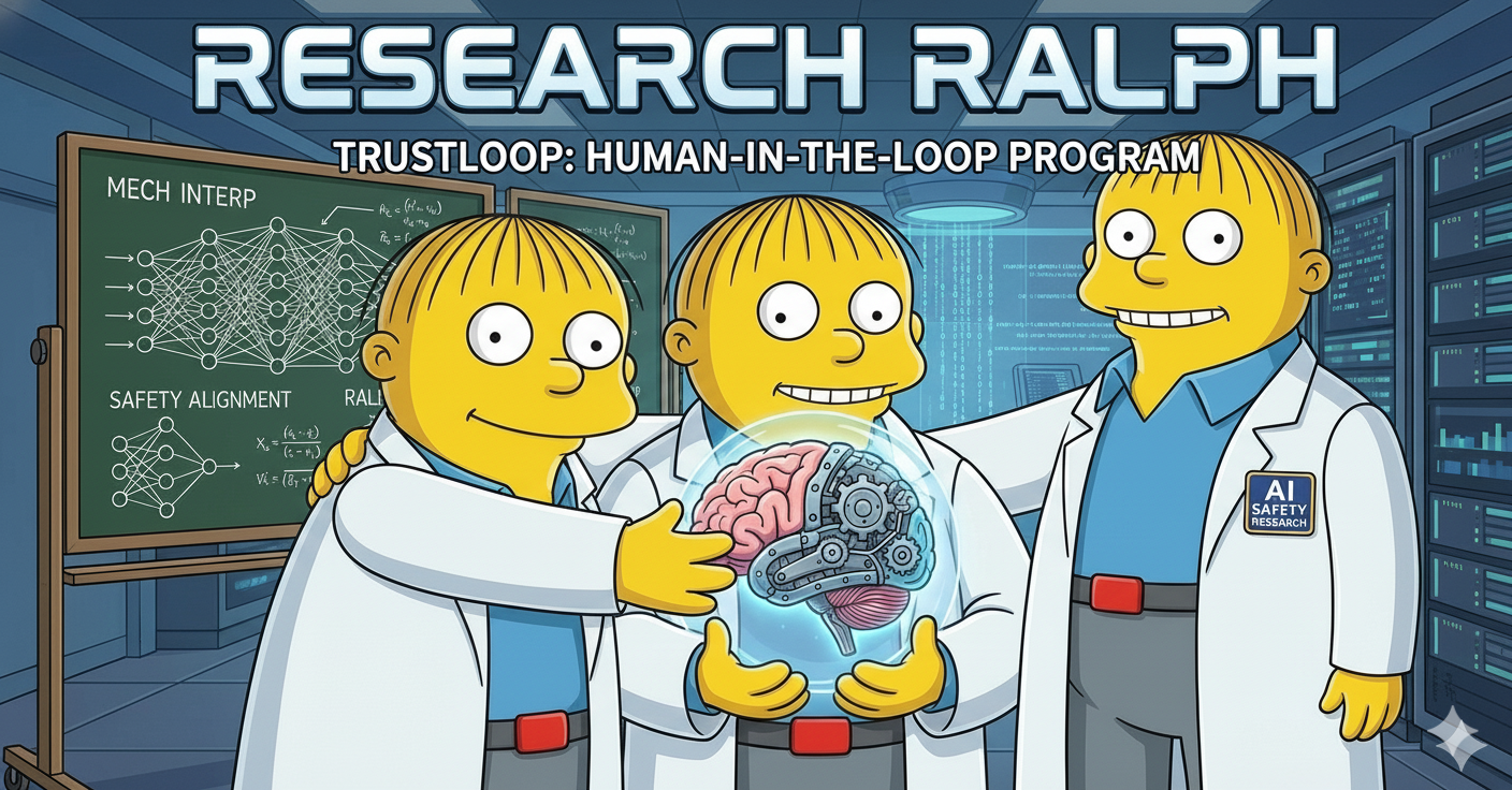 Trust but Verify: The Human Verification Layer overseeing ResearchRalph agents